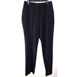 Women’s Worthington Black Curvy Straight Dress Career Pants Size 10 Long - NWT
